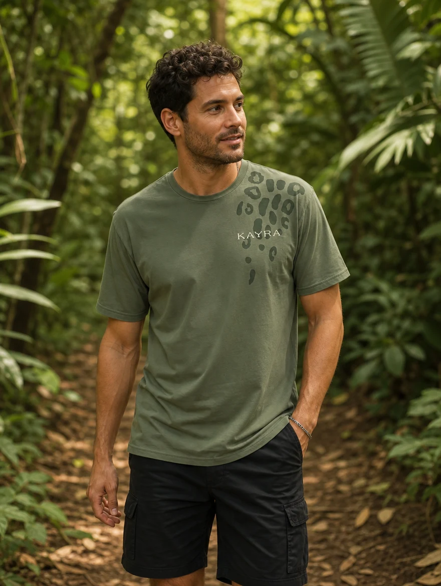 Camiseta Jaguar Verde Kayra